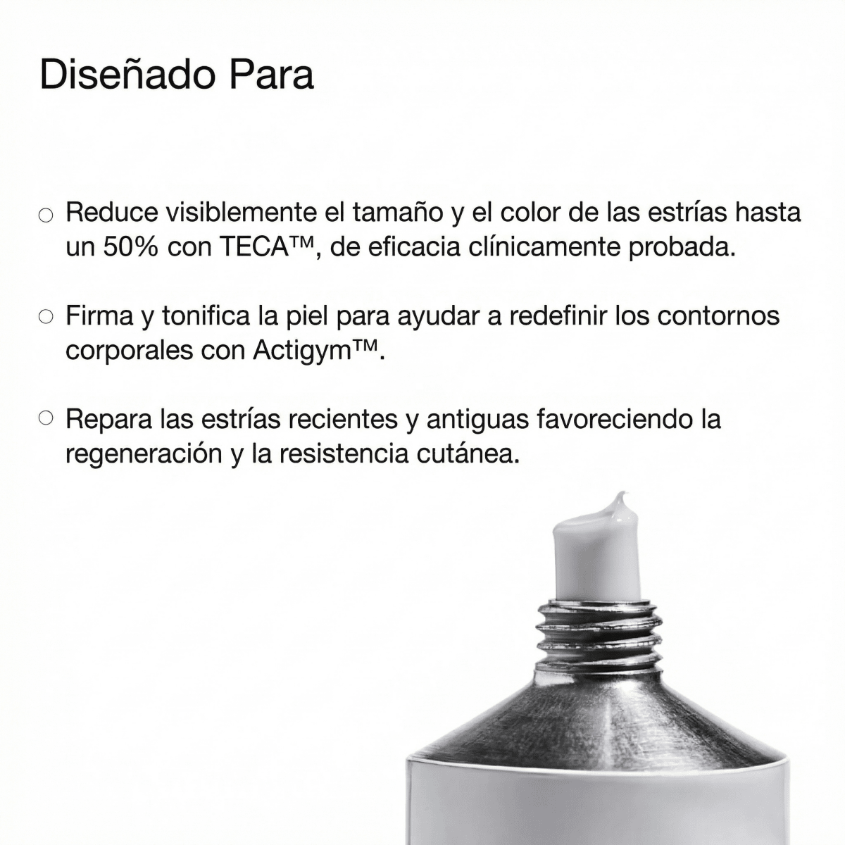 Redefiniendo la crema para estrías