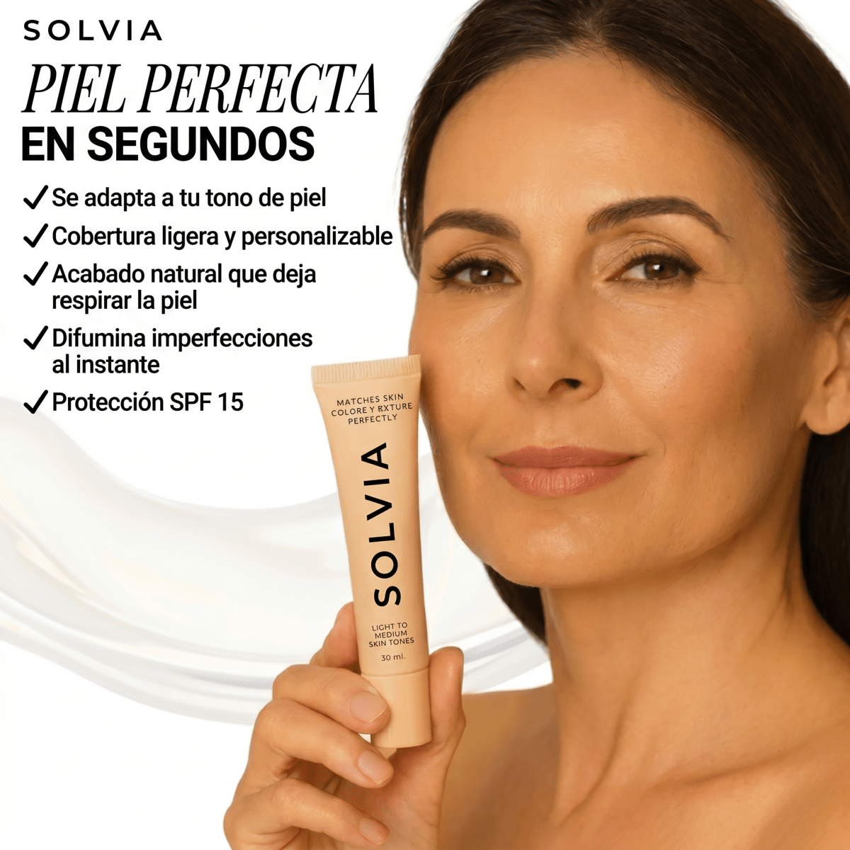 Base de Maquillaje con Cambio de Color